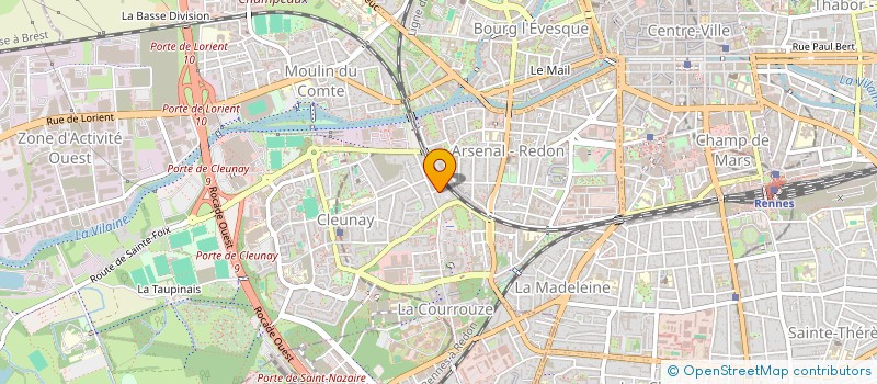 localisation de l'entreprise MONSIEUR MIKE MENNOCK  RENNES