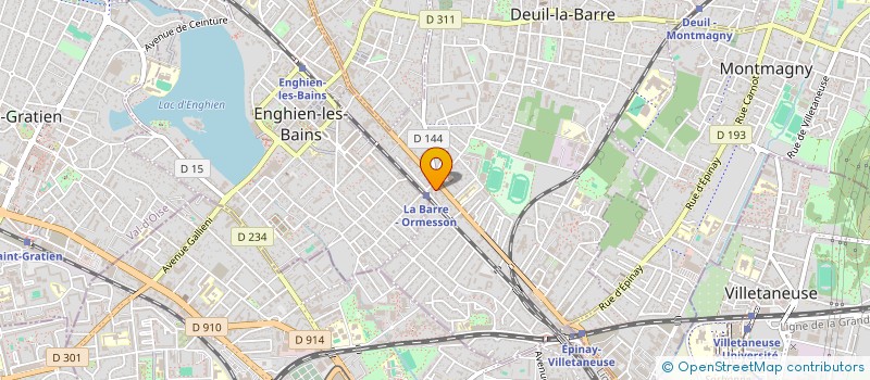 localisation de l'entreprise MONSIEUR MIKE MOUTOU  EPINAY-SUR-SEINE