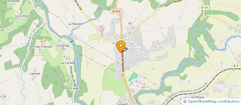 localisation de l'entreprise MONSIEUR MIKE MULOT  VALLIERES-SUR-FIER