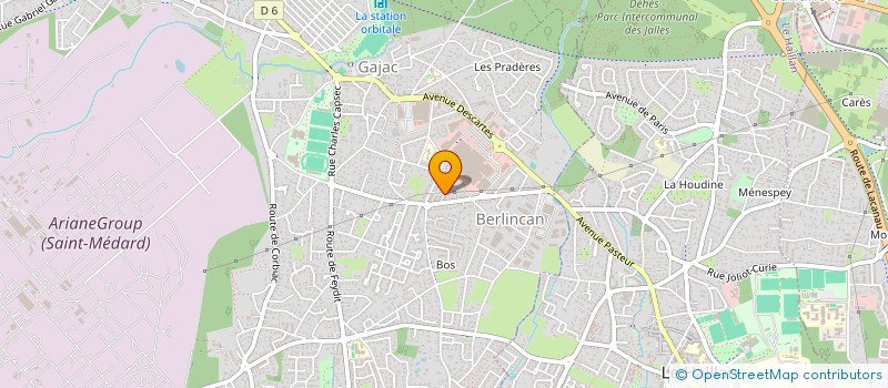 localisation de l'entreprise MONSIEUR MIKE NGOMA  SAINT-MEDARD-EN-JALLES