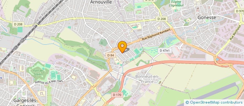 localisation de l'entreprise MONSIEUR MIKE ONKUR  ARNOUVILLE