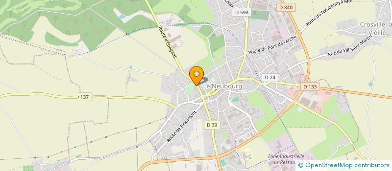 localisation de l'entreprise MONSIEUR MIKE ORTS  LE NEUBOURG