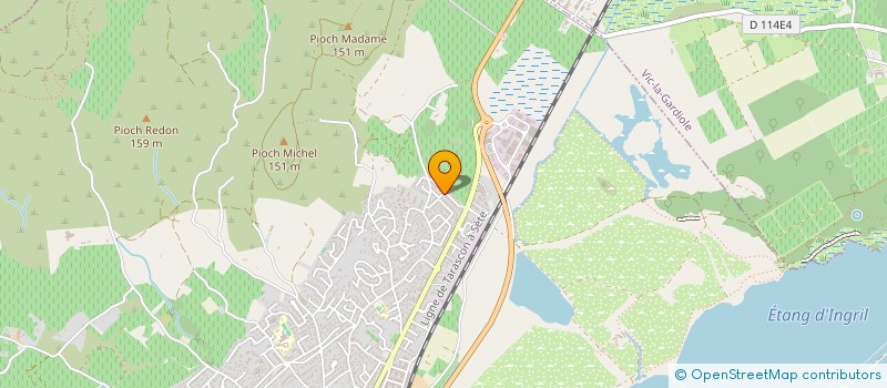 localisation de l'entreprise MONSIEUR MIKE PACE à FRONTIGNAN