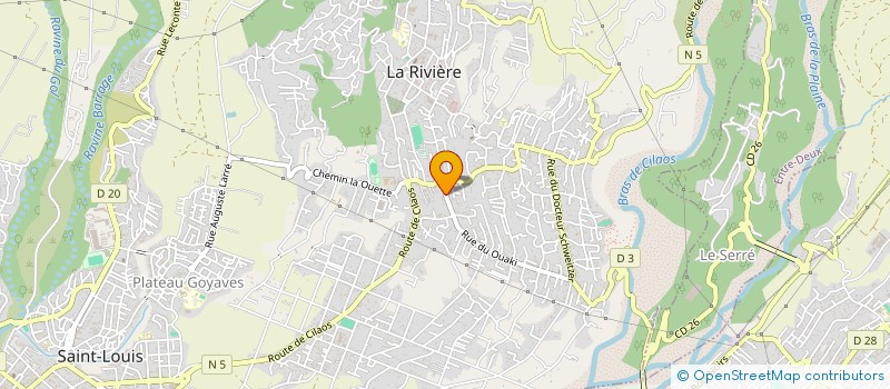 localisation de l'entreprise MONSIEUR MIKE PAYET à SAINT-LOUIS