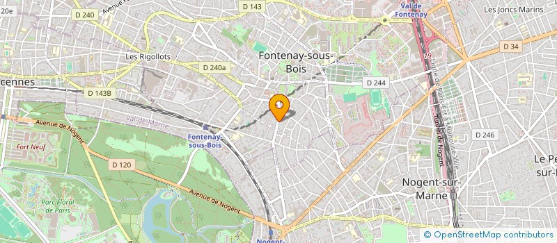 localisation de l'entreprise MONSIEUR MIKE PIETRANTONI à FONTENAY-SOUS-BOIS