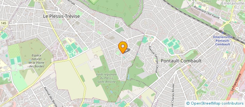 localisation de l'entreprise MONSIEUR MIKE QANDIL  LE PLESSIS-TREVISE