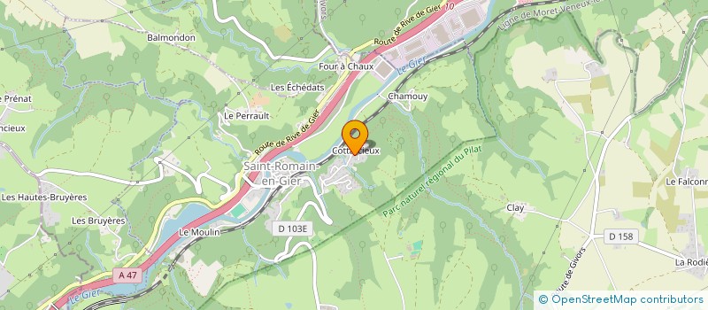 localisation de l'entreprise MONSIEUR MIKE REMION  SAINT-ROMAIN-EN-GIER