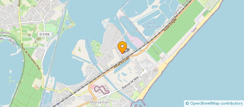localisation de l'entreprise MONSIEUR MIKE RUOT à MARSEILLAN