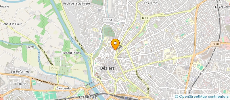 localisation de l'entreprise MONSIEUR MIKE SAINT-GELAIS à BEZIERS