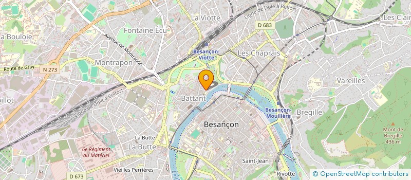 localisation de l'entreprise MONSIEUR MIKE SCHEID  BESANCON