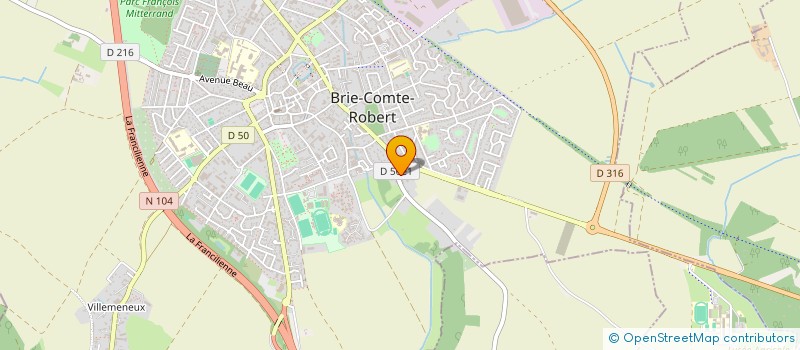 localisation de l'entreprise MONSIEUR MIKE STENEGRE  BRIE-COMTE-ROBERT