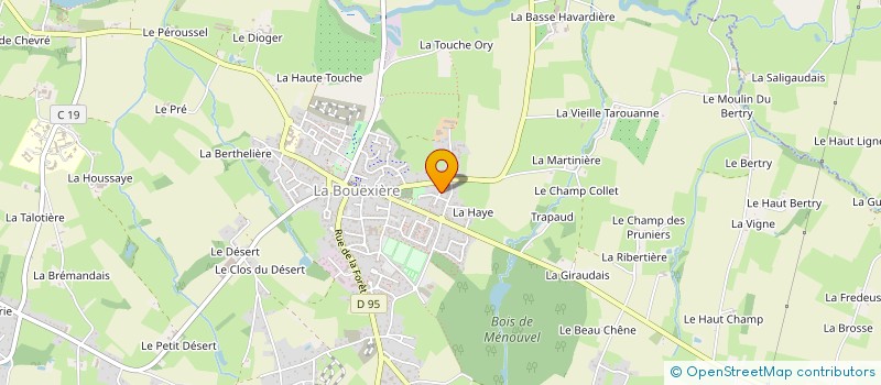 localisation de l'entreprise MONSIEUR MIKE TURGIS  LA BOUEXIERE