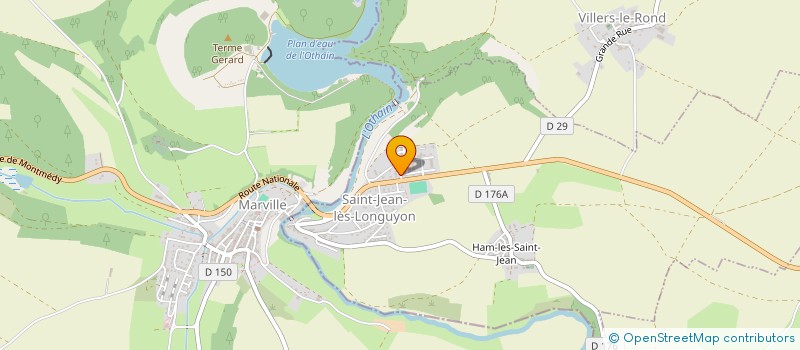 localisation de l'entreprise MONSIEUR MIKE UTERMONT  SAINT-JEAN-LES-LONGUYON