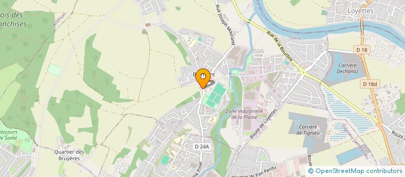 localisation de l'entreprise MONSIEUR MIKE VACCARO  CHAVANOZ