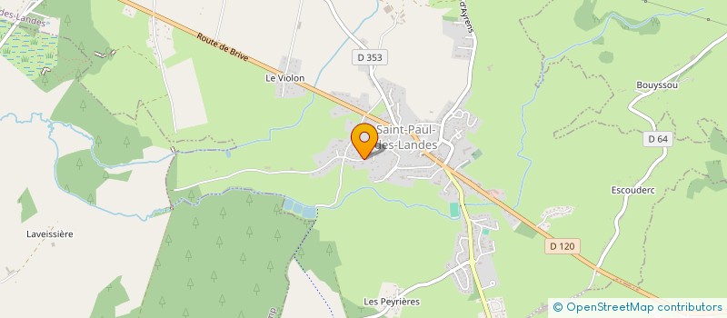 localisation de l'entreprise MONSIEUR MIKE VALLON à SAINT-PAUL-DES-LANDES