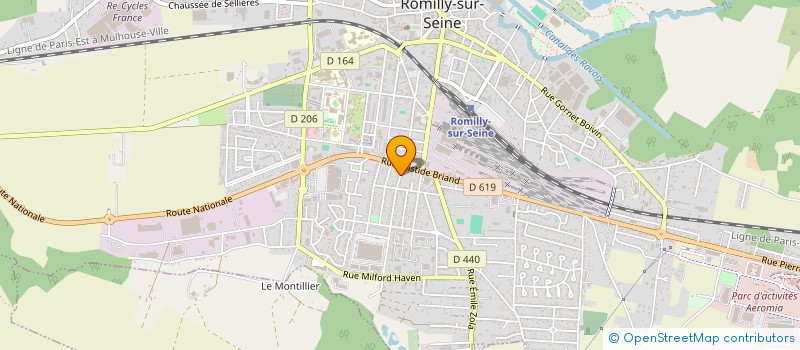 localisation de l'entreprise MONSIEUR MIKE VILMEN  ROMILLY-SUR-SEINE