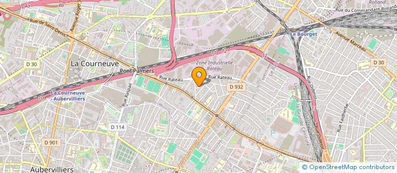 localisation de l'entreprise MONSIEUR MIKE XI JIANG à LA COURNEUVE