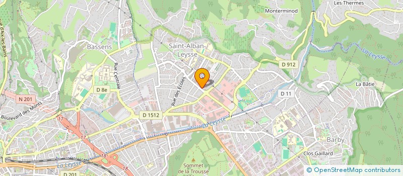 localisation de l'entreprise MONSIEUR MIKE ZANKO  SAINT-ALBAN-LEYSSE