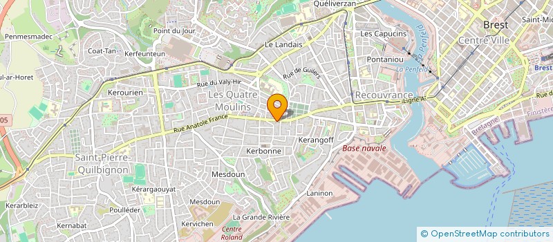localisation de l'entreprise MONSIEUR MIKELIG ROUDAUT à BREST