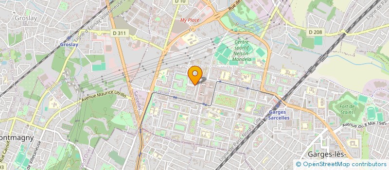 localisation de l'entreprise MONSIEUR MIKHAEL BIJAOUI à SARCELLES