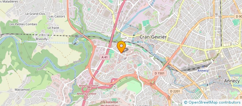 localisation de l'entreprise MONSIEUR MIKHAEL FEUGNET  ANNECY