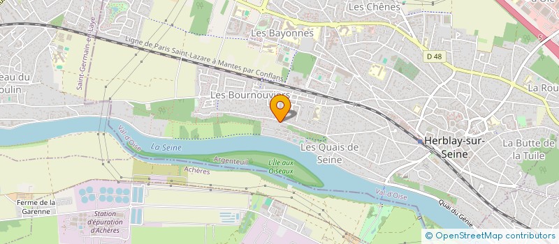 localisation de l'entreprise MONSIEUR MIKHAEL LOPEZ  HERBLAY-SUR-SEINE