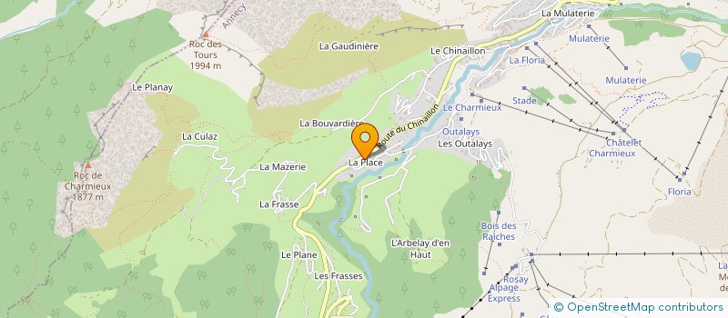 localisation de l'entreprise MONSIEUR MIKHAEL RIHANI  LE GRAND-BORNAND