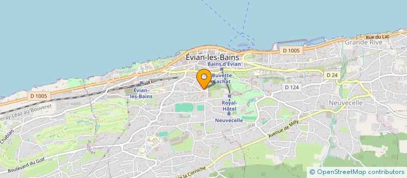 localisation de l'entreprise MONSIEUR MIKHAEL VON BRASCH  EVIAN-LES-BAINS