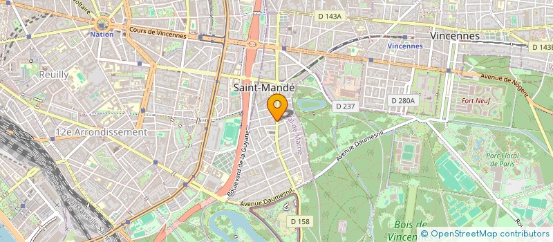 localisation de l'entreprise MONSIEUR MIKHAEL ZOUARI à SAINT-MANDE