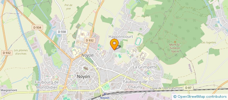 localisation de l'entreprise MONSIEUR MIKHAIEL MAHANI FAKHRI  NOYON