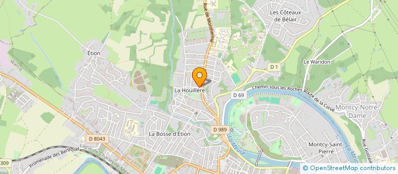 localisation de l'entreprise MONSIEUR MIKHAIL BAKOYAN  CHARLEVILLE-MEZIERES