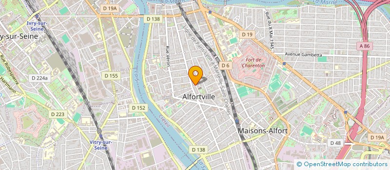 localisation de l'entreprise MONSIEUR MIKHAIL GOLUBEV  ALFORTVILLE