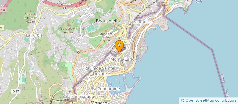 localisation de l'entreprise MONSIEUR MIKHAL AMSELLEM à BEAUSOLEIL