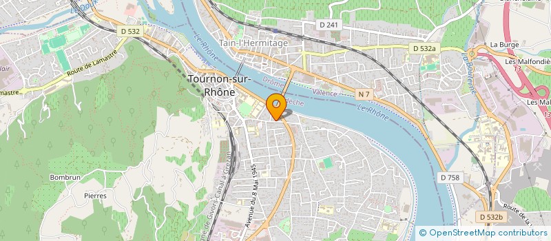 localisation de l'entreprise MONSIEUR MIKHEIL TCHAMIASHVILI à TOURNON-SUR-RHONE
