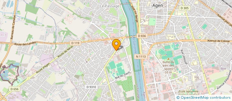 localisation de l'entreprise MONSIEUR MIKHEILI GABELAIA  LE PASSAGE