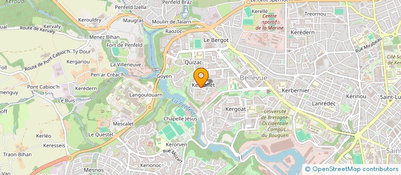 localisation de l'entreprise MONSIEUR MIKIELE THEAME GABRE à BREST