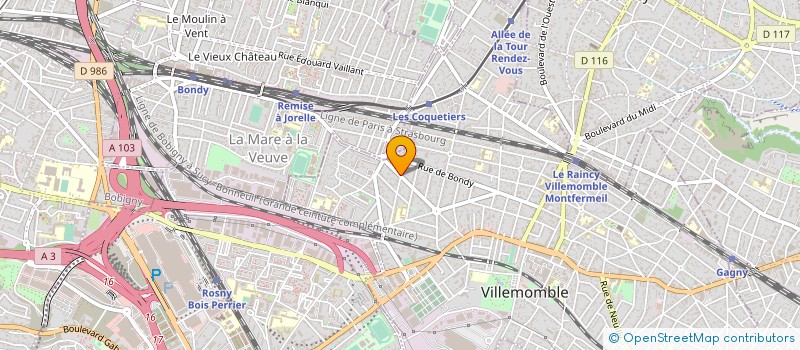 localisation de l'entreprise MONSIEUR MIKLOS APRO à VILLEMOMBLE