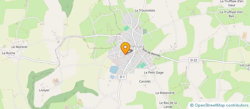 localisation de l'entreprise MONSIEUR MIKLOS BARTHA  LE MENE