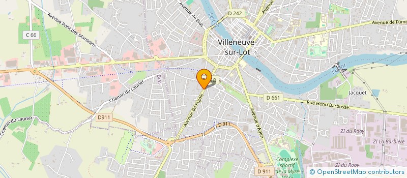 localisation de l'entreprise MONSIEUR MIKOLAJ PYSSA  VILLENEUVE-SUR-LOT