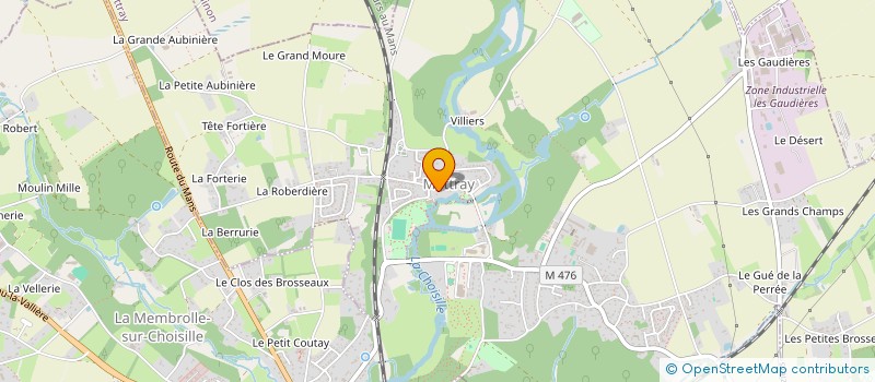 localisation de l'entreprise MONSIEUR MIL CLAUS  METTRAY