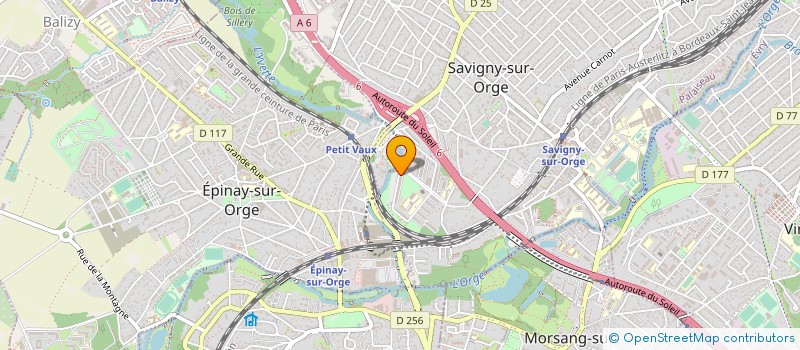 localisation de l'entreprise MONSIEUR MILAD FALTAS  SAVIGNY-SUR-ORGE