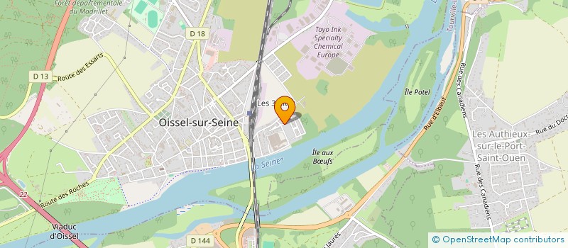 localisation de l'entreprise MONSIEUR MILAD HAIDARI  OISSEL