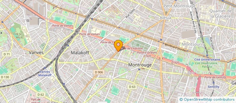 localisation de l'entreprise MONSIEUR MILAD KARAM  MONTROUGE