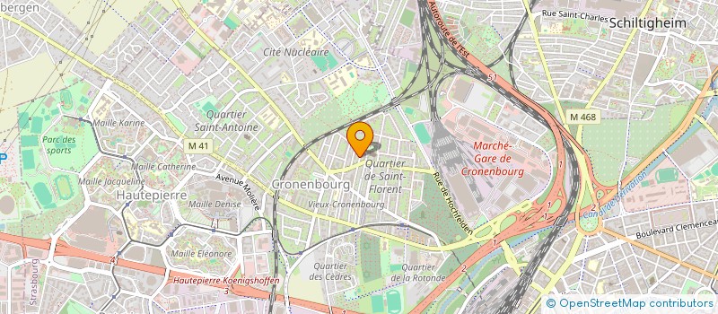 localisation de l'entreprise MONSIEUR MILAD KARGAR à STRASBOURG