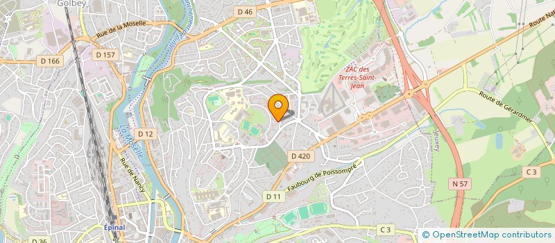 localisation de l'entreprise MONSIEUR MILAD OMAR  EPINAL