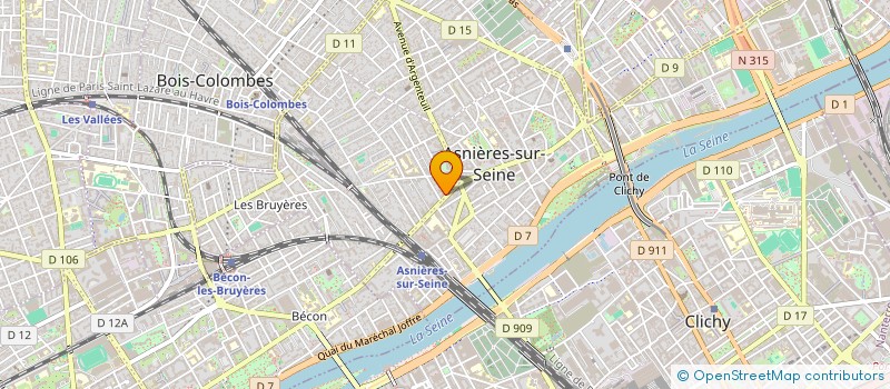 localisation de l'entreprise MONSIEUR MILADE SARMADI à ASNIERES-SUR-SEINE