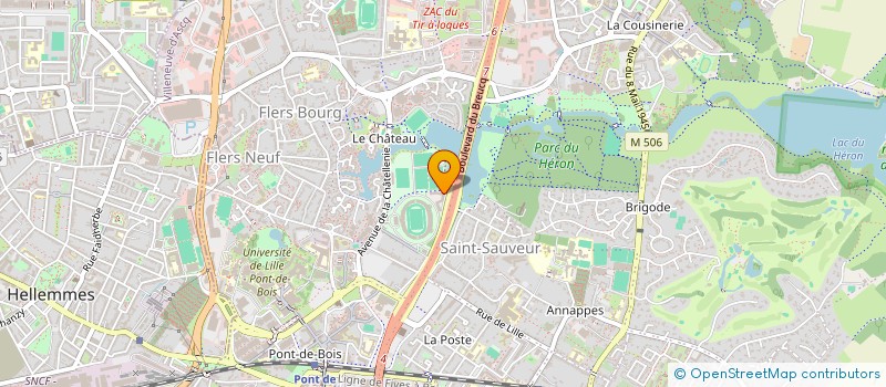 localisation de l'entreprise MONSIEUR MILAN AZIKA-EROS  VILLENEUVE-D'ASCQ