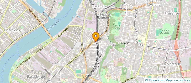 localisation de l'entreprise MONSIEUR MILAN BLONDEL à CENON