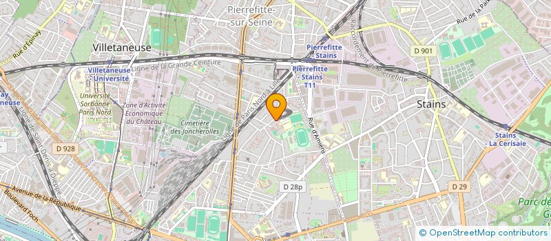 localisation de l'entreprise MONSIEUR MILAN BURIC à PIERREFITTE-SUR-SEINE