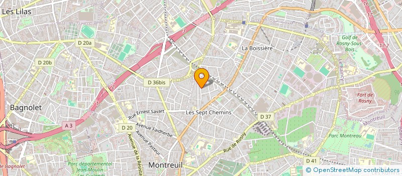 localisation de l'entreprise MONSIEUR MILAN DEROUBAIX à MONTREUIL